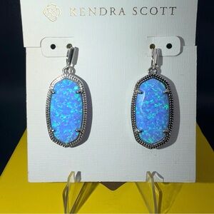 Kendra Scott Dani Drop Earrings featuring Ocean Blue Kyocera Opal Stones